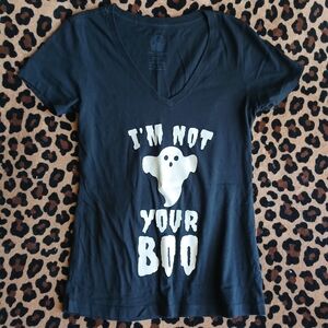 Spirit Halloween V Neck Tshirt Size SM